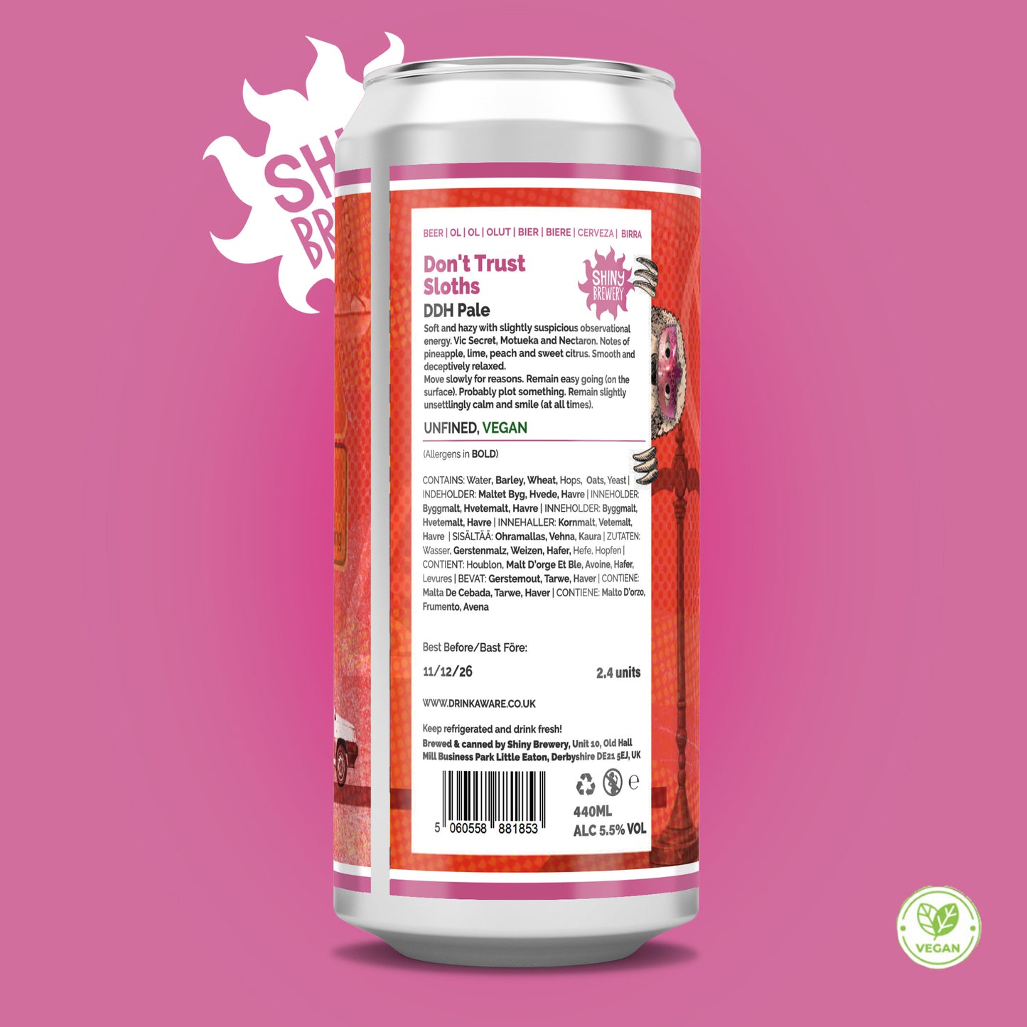 (PRE-ORDER) Don't Trust Sloths (DDH Pale) 5.5%