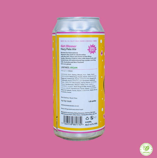 Girl Dinner (Hazy Pale Ale) 4.2%