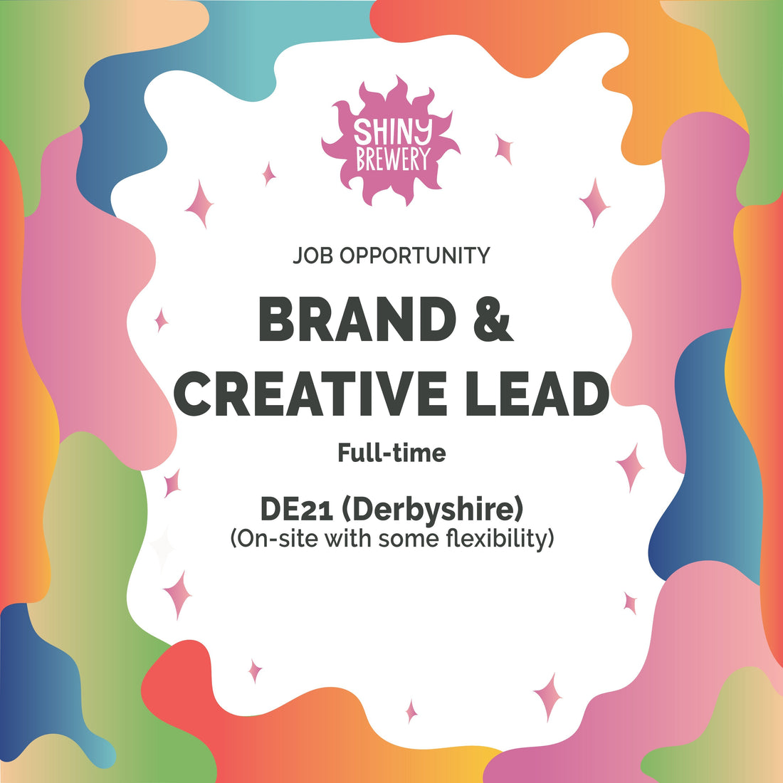 We’re Hiring: Brand & Creative Lead (Derbyshire)