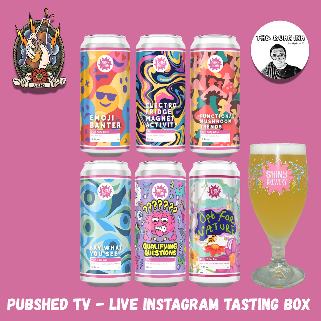 Be First to Try 3 Brand New Beers with Our Pubshed TV Live Tasting Box 🍻