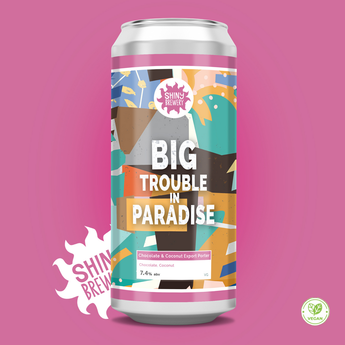 Big Trouble in Paradise (Chocolate & Coconut Export Porter) 7.4%