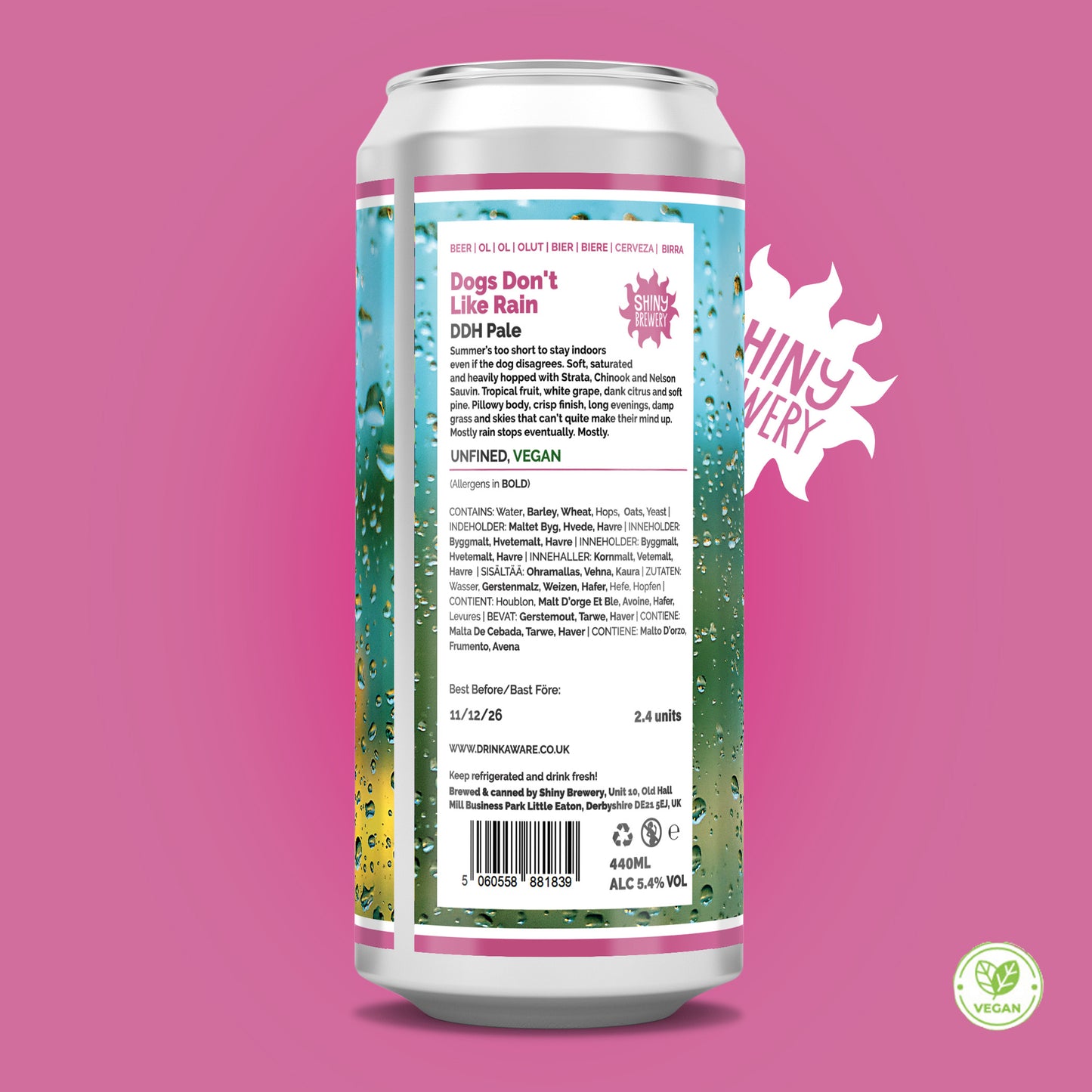 (PRE-ORDER) Dogs Don't Like Rain (DDH Pale) 5.4%