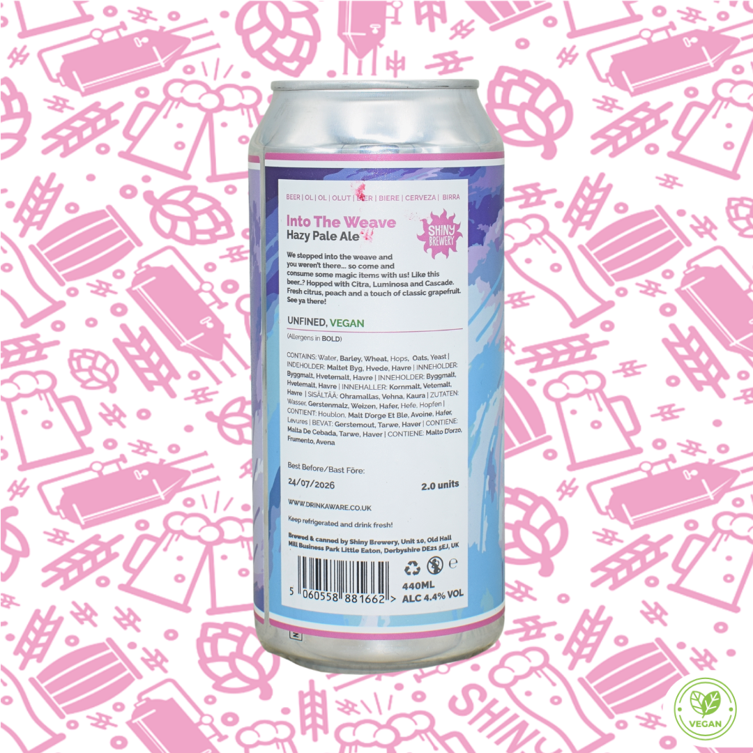 Into The Weave (Hazy Pale Ale) 4.4%