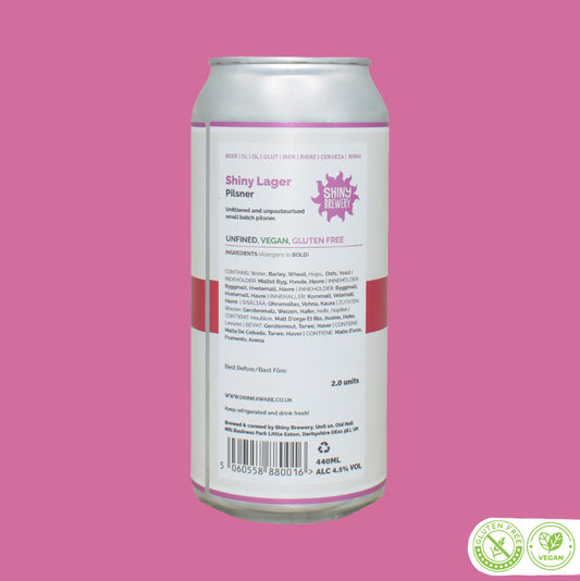 Shiny Lager 4.5% (GF)